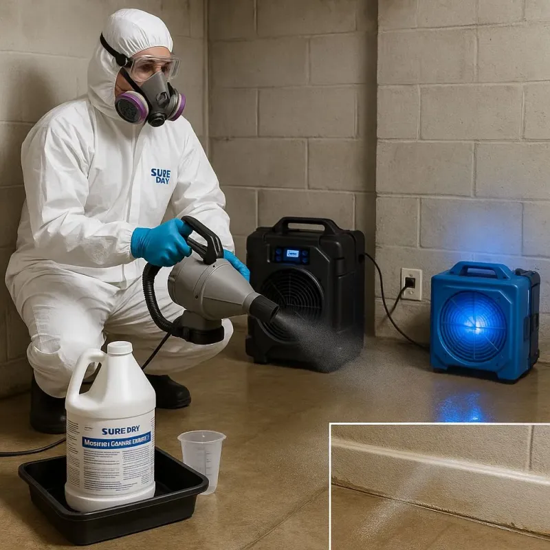 Sanitization and Odor Removal process in Lakeport, CA